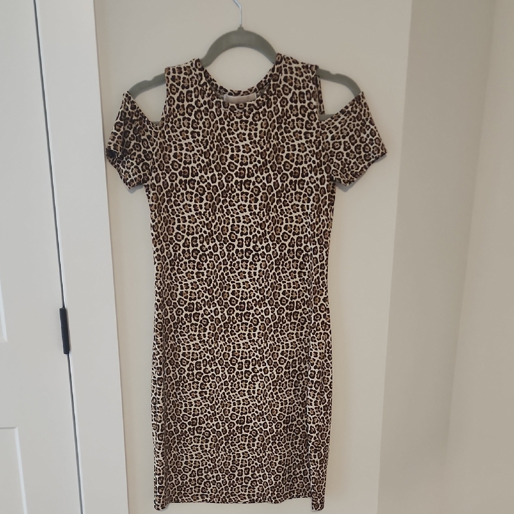 MICHAEL Michael Kors Animal Print Mini Dress